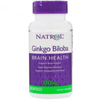 Гинкго билоба, Ginkgo Biloba, Natrol, 120 мг, 60 капсул, 7891
  