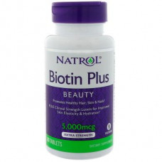 Biotin Plus with Lutein, Natrol, 60 Tablets, 7916
 