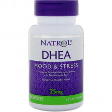 ДГЭА, дегидроэпиандростерон, DHEA, Natrol, 25 мг, 90 капсул, 7917
  