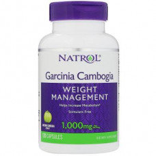 Гарциния, снижение аппетита, Garcinia Cambogia, Natrol, экстракт, 1000 мг, 120 капcул, 7923
  