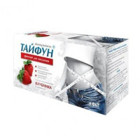 Herbal tea for weight loss Typhoon with strawberry flavor, PhytoBioTechnology, 2g filter bags No. 30, 28923
 