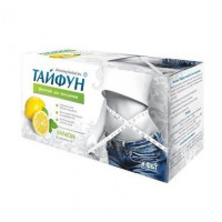 Herbal tea for weight loss Typhoon with lemon flavor, PhytoBioTechnology, 2g filter bags No. 30, 28924
 