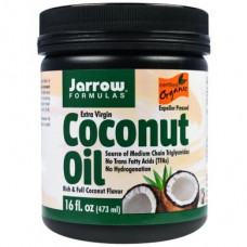 Coconut Oil, Coconut Oil, Jarrow Formulas, Organic, 473 g, 8497
 