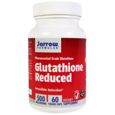 Глутатион, Glutathione Reduced, Jarrow Formulas, 500 мг, 60 капсул, 8548
  