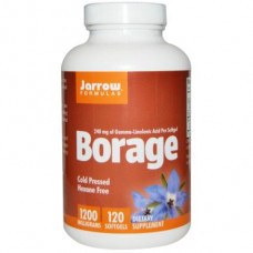 Borage Oil, Jarrow Formulas, 1200 mg, 120 Capsules, 8569
 