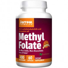 Метилфолат, Methyl Folate, Jarrow Formulas, 400 мкг, 60 капсул, 8612
  