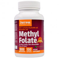 Метил фолат, Methyl Folate, Jarrow Formulas, 1000 мкг, 100 капсул, 8732
  