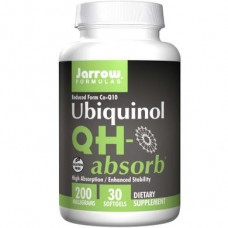 Ubiquinol (CoQ10), Jarrow Formulas, 200 mg, 30 Capsules, 8779
 