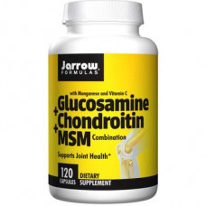 Glucosamine + Chondroitin + MSM, Jarrow Formulas, 120 Capsules, 8885
 