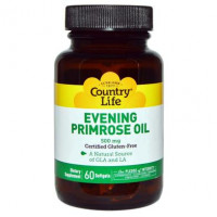 Масло примулы вечерней (Evening Primrose Oil), Country Life, 500 мг, 60 капсул, 8950
  