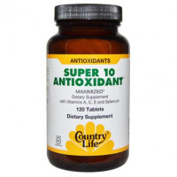 Antioxidants, 10 Antioxidant, Country Life, 120 Tablets, 8972
 