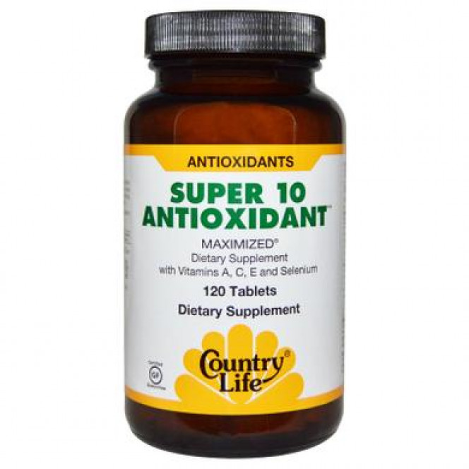 Antioxidants, 10 Antioxidant, Country Life, 120 tablets 1 298, 8972 .. Discounts, promotions, 100% original products. Worldwide shipping, free shipping, world, health, cosmetics, fitness