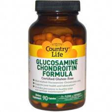 Glucosamine Chondroitin, Formula, Glucosamine Chondroitin, Country Life, 90 Capsules, 8987
 