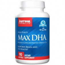 Fish Oil Capsules, Max DHA, Jarrow Formulas, 90 Capsules, 8993
 