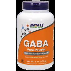 Gamma Aminobutyric Acid, GABA, Now Foods, Powder, 170 g, 9162
 