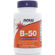 B vitamins, B-50, Now Foods, 100 capsules, 9170
 