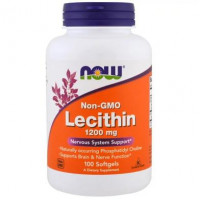 Lecithin, Lecithin, Now Foods, 1200 mg, 100 Capsules, 9206
 