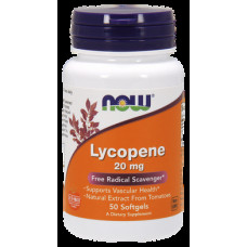 Lycopene, Now Foods, 20 mg, 50 Softgels, 9229
 