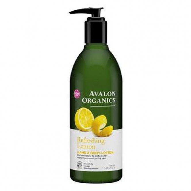 Lotion for hands and body, Hand & Body Lotion, Avalon Organics, lemon, 340 ml 377, 9286 .. Discounts, promotions, 100% original products. Delivery worldwide, free shipping, world, health, cosmetics, fitness