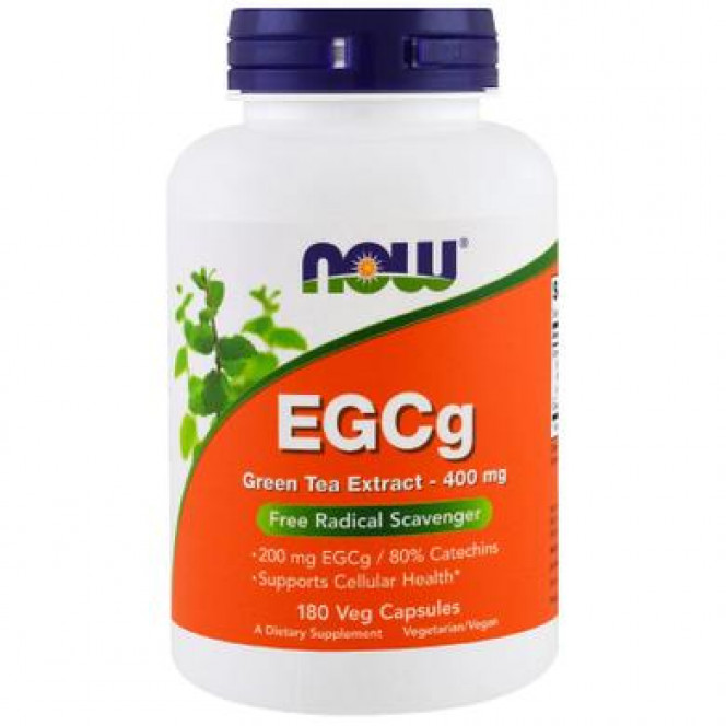 Green Tea Extract, EGCg (Green Tea), Now Foods, 400 mg, 100 Capsules, 9363
 