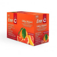 Effervescent Vitamin Powder Drink, Raspberry Flavor, Vitamin C, Ener-C, 30 Sachets, 28852
 