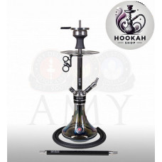 Hookah Amy Deluxe SS 21.02R Carbonica Force RS - black