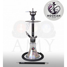 Hookah Amy Deluxe SS 22.02R Carbonica Pride RS - transparent color