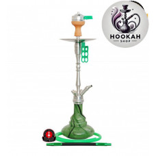 Hookah Amy DeLuxe SS 07 R Palm Steel - color green