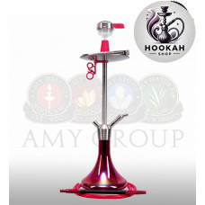 Hookah Amy Deluxe SS 09 R Plus Stick Steel - red