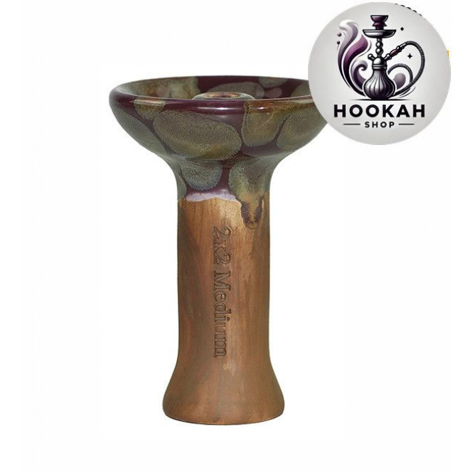 Bowl for a hookah of 2×2 Medium - color brown