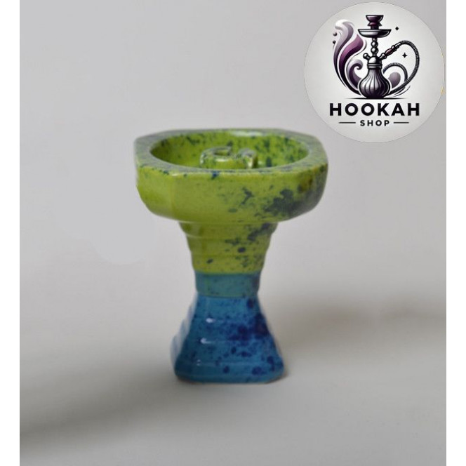 Bowl for GrynBowls Hexahedron hookah - color green