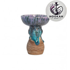 Bowl for a hookah of Kolos Harunta Glaze - color lilac