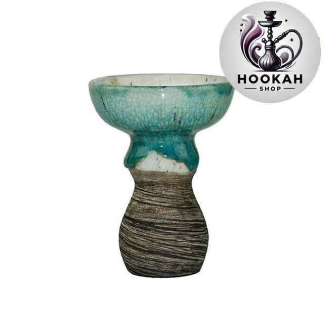 Bowl for a hookah of Kolos Harunta Glaze - color blue