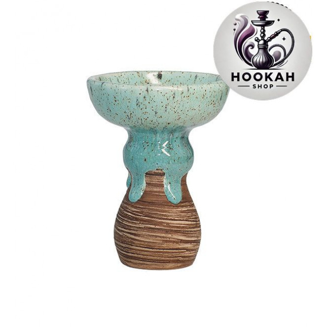 Bowl for a hookah of Kolos Harunta Glaze - color blue