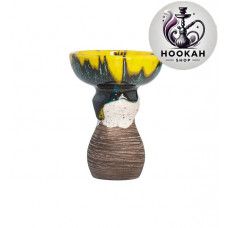 Bowl for a hookah of Kolos Harunta Glaze - color yellow