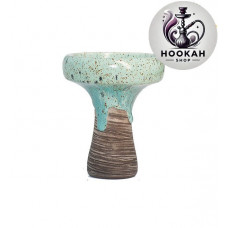 Bowl for a hookah of Kolos Lyomista Glaze - color blue