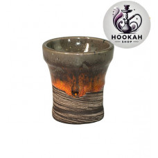 Bowl for a hookah of Kolos Mita Glaze - color brown