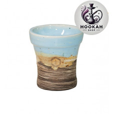 Bowl for a hookah of Kolos Mita Glaze - color blue