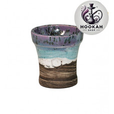 Bowl for a hookah of Kolos Mita Glaze - color violet-transparent