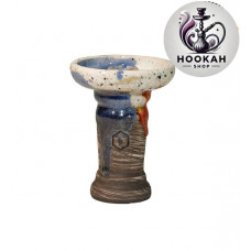 Bowl for a hookah of Kolos Romerica Glaze - color blue-black