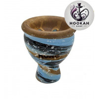 Bowl for a hookah of Kong MUMMY GLASE SPACE - color blue