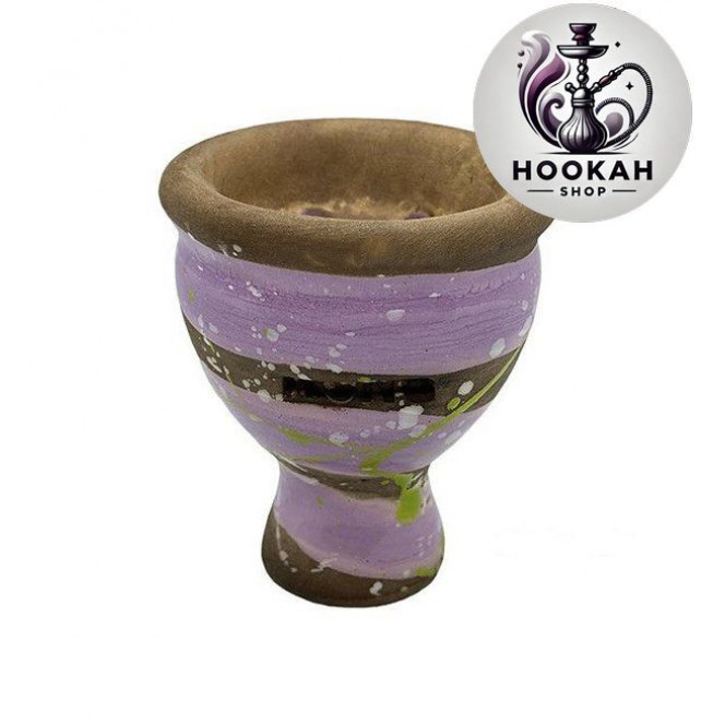 Bowl for a hookah of Kong MUMMY GLASE SPACE - color pink