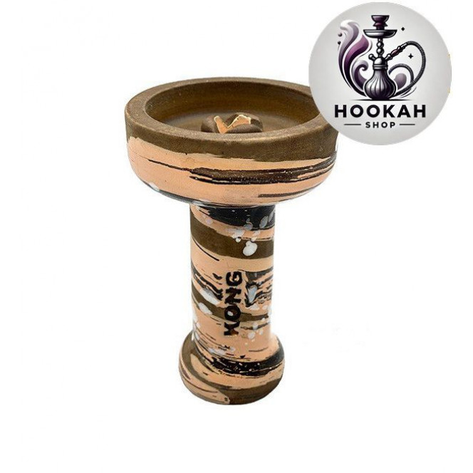 Bowl for a hookah of Kong PHUNNEL GLASE SPACE - color light - a tree