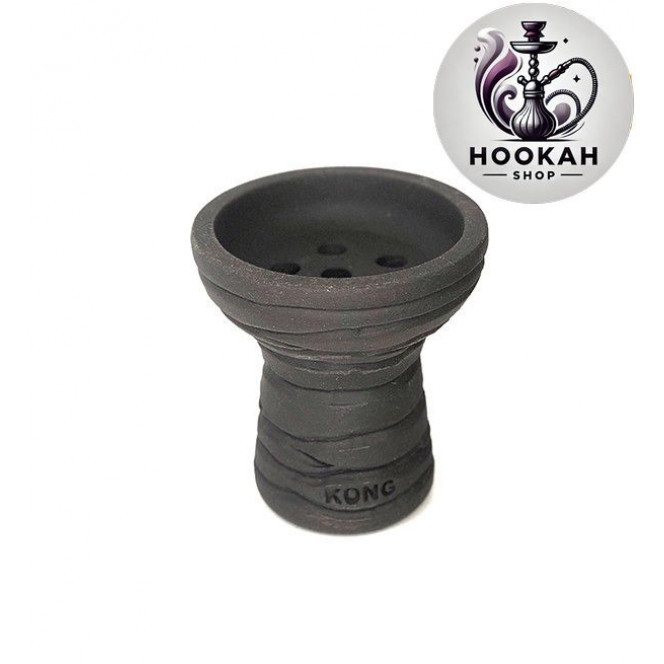 Bowl for a hookah of Kong TURKISH BOY BLACK (Kong Turkish Fight Black)