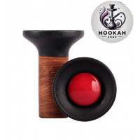 Bowl for a hookah Flow Cloud - color black-red