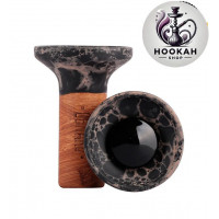 Bowl for a hookah Flow Cloud - color black - silver