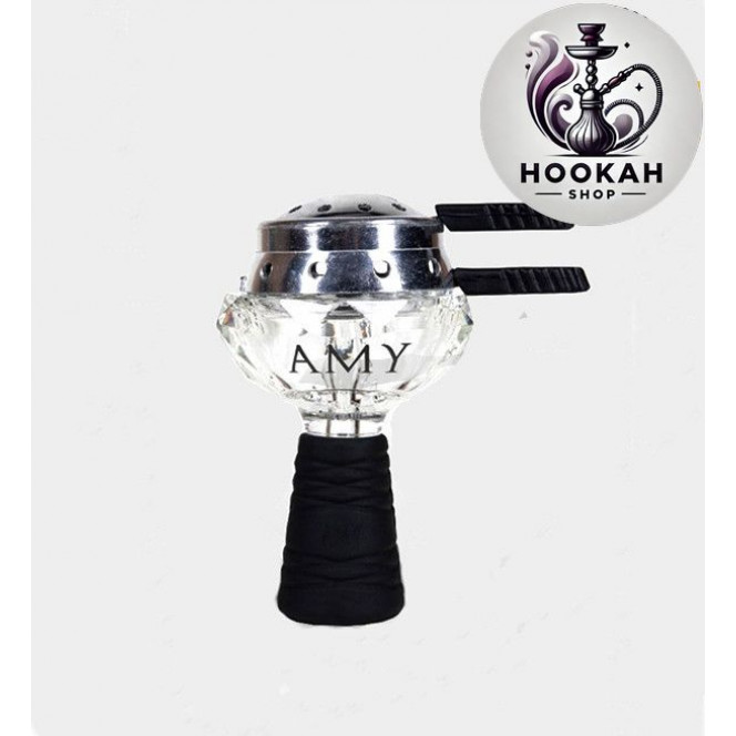 Bowl for a hookah with kalaudy AMY Glassi 003 set - color black