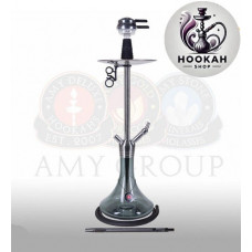 Hookah Amy DeLuxe SS 09 Plus Stick Steel - black