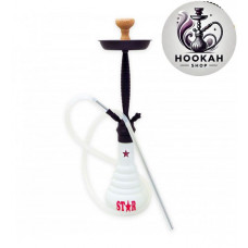 The hookah Amy 4-Stars 610 D (Germany) is color black-white