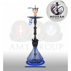 Hookah Amy Deluxe 063 Alu Diamond - color blue